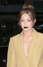 GIGI HADID Out in New York 04/25/2018