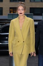 GIGI HADID Out in New York 04/25/2018