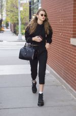 GIGI HADID Out in New York 04/27/2018