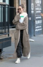 GIGI HADID Out in New York 04/28/2018