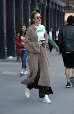 GIGI HADID Out in New York 04/28/2018