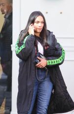 GINA RODRIGUEA, ROSARIO DAWSON, BRITTANY SNOW and DEWANDA WISE on the Set of Someone Great in New York 04/18/2018