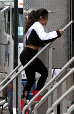 GINA RODRIGUEZ on the Set of Someone Great in New York 04/16/2018