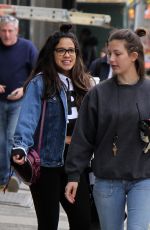 GINA RODRIGUEZ on the Set of Someone Great in New York 04/16/2018
