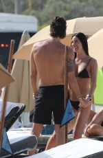 GIORGIA GABRIELE in Bikini at a Beach in Miami 03/31/2018