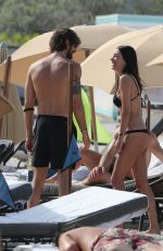 GIORGIA GABRIELE in Bikini at a Beach in Miami 03/31/2018