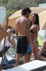 GIORGIA GABRIELE in Bikini at a Beach in Miami 03/31/2018