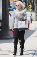 GWEN STEFANI Out and About in Los Angeles 04/03/2018