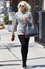 GWEN STEFANI Out and About in Los Angeles 04/03/2018
