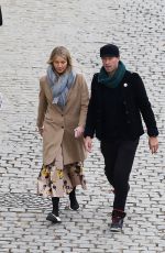 GWYNETH PALTROW and Chris Martin Out in Paris 04/01/2018