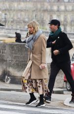 GWYNETH PALTROW and Chris Martin Out in Paris 04/01/2018