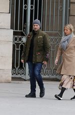 GWYNETH PALTROW and Chris Martin Out in Paris 04/01/2018