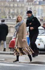 GWYNETH PALTROW and Chris Martin Out in Paris 04/01/2018