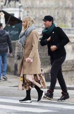 GWYNETH PALTROW and Chris Martin Out in Paris 04/01/2018