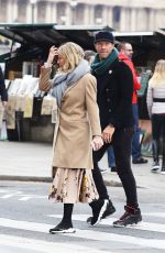 GWYNETH PALTROW and Chris Martin Out in Paris 04/01/2018