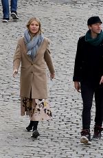GWYNETH PALTROW and Chris Martin Out in Paris 04/01/2018