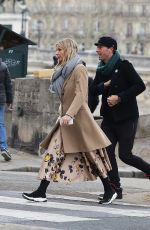 GWYNETH PALTROW and Chris Martin Out in Paris 04/01/2018