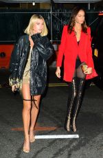 HAILEY BALDWIN and JOAN SMALLS Arrives at Gigi