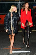 HAILEY BALDWIN and JOAN SMALLS Arrives at Gigi