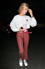 HAILEY BALDWIN Arrives at Dave Chappelle Secret Show in West Hollywood 04/19/2018