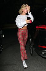 HAILEY BALDWIN Arrives at Dave Chappelle Secret Show in West Hollywood 04/19/2018