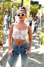 HAILEY BALDWIN at Levi’s 2018 Coachella Festival Brunch in Palm Springs 04/14/2018