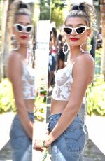 HAILEY BALDWIN at Levi’s 2018 Coachella Festival Brunch in Palm Springs 04/14/2018