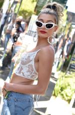 HAILEY BALDWIN at Levi’s 2018 Coachella Festival Brunch in Palm Springs 04/14/2018