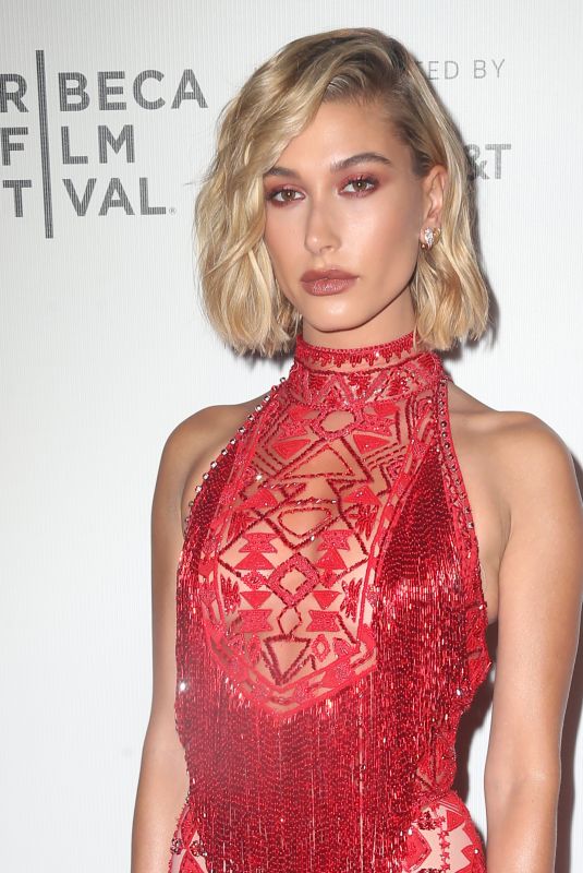HAILEY BALDWIN at The American Meme Premiere at Tribeca Film Festival 04/27/2018
