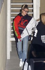 HAILEY BALDWIN Leaves Evening Church Service in Beverly Hills 04/18/2018