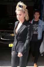 HAILEY BALDWIN Leaves Live with Kelly and Ryan in New York 04/26/2018