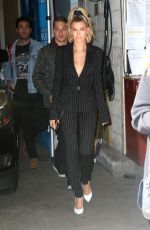 HAILEY BALDWIN Leaves Live with Kelly and Ryan Show 04/26/2018