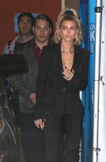 HAILEY BALDWIN Leaves Live with Kelly and Ryan Show 04/26/2018