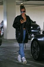 HAILEY BALDWIN Leaves Montage Hotel in Beverly Hills 04/18/2018