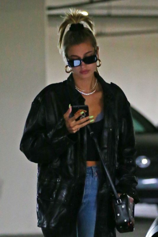 HAILEY BALDWIN Leaves Montage Hotel in Beverly Hills 04/18/2018