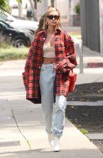 HAILEY BALDWIN Out for a Coffee in Los Angeles 04/05/2018