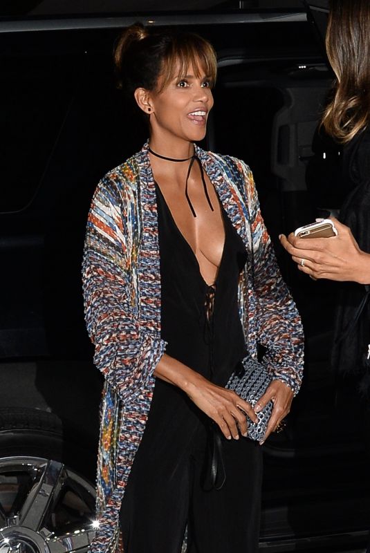 HALLE BERRY at Avra Restaurant Opening in Beverly Hills 04/26/2018