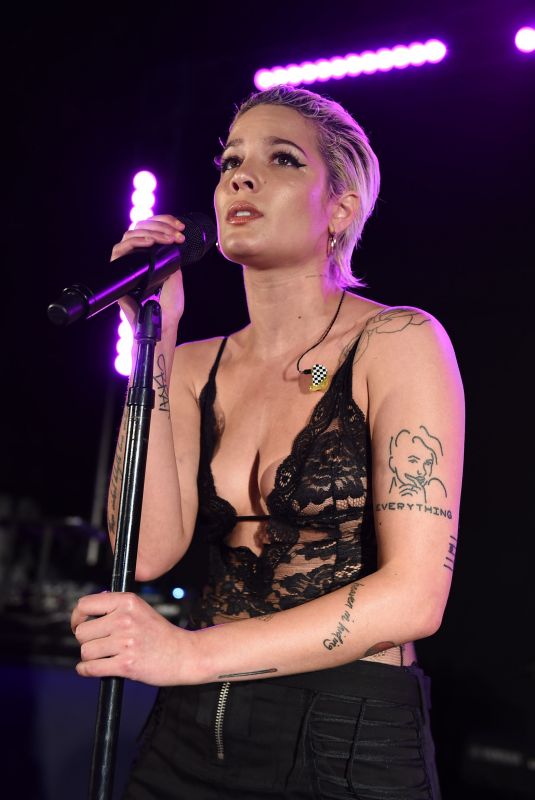 HALSEY at YSL Beauty Festival in Palm Springs 04/12/2018