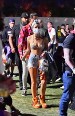 HALSEY in Bikini Top at 2018 Coachella Valley Music and Arts Festival 04/15/2018