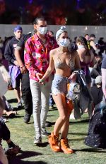 HALSEY in Bikini Top at 2018 Coachella Valley Music and Arts Festival 04/15/2018