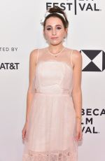 HARLEY QUINN SMITH at All These Small Moments Premiere at Tribeca Film Festival 04/24/2018