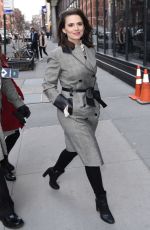 HAYLEY ATWELL Arrives at Build Series in New York 04/05/2018