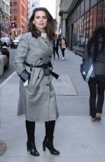 HAYLEY ATWELL Arrives at Build Series in New York 04/05/2018