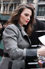 HAYLEY ATWELL Arrives at Build Series in New York 04/05/2018