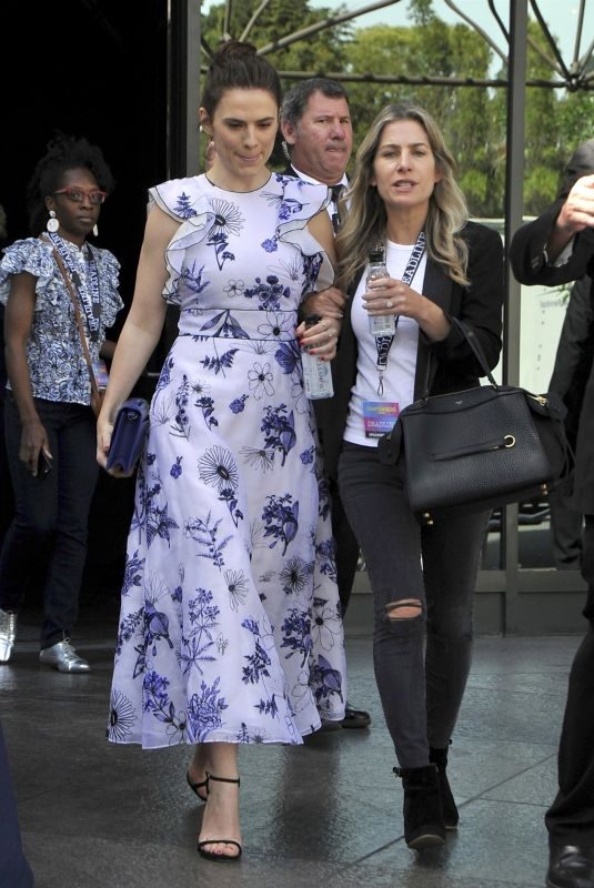 HAYLEY ATWELL Arrives at Directors Guild of America in Los Angeles 04/15/2018