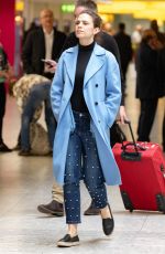 HAYLEY ATWELL at Heathrow Airport in London 04/16/2018