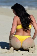HAYLEY FANSHAW in Bikini on at a Beach in Magaluf 04/03/2018
