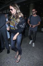HEIDI KLUM at Los Angeles International Airport 04/12/2018