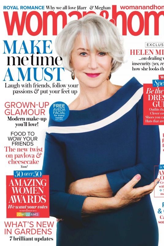 HELEN MIRREN in Woman&home Magazine, June 2018