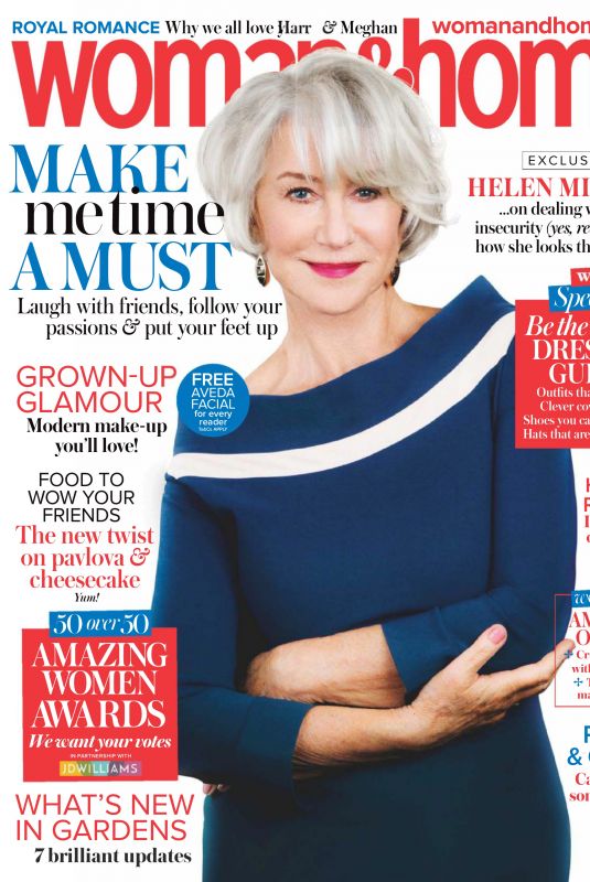 HELEN MIRREN in Woman&home Magazine, June 2018
